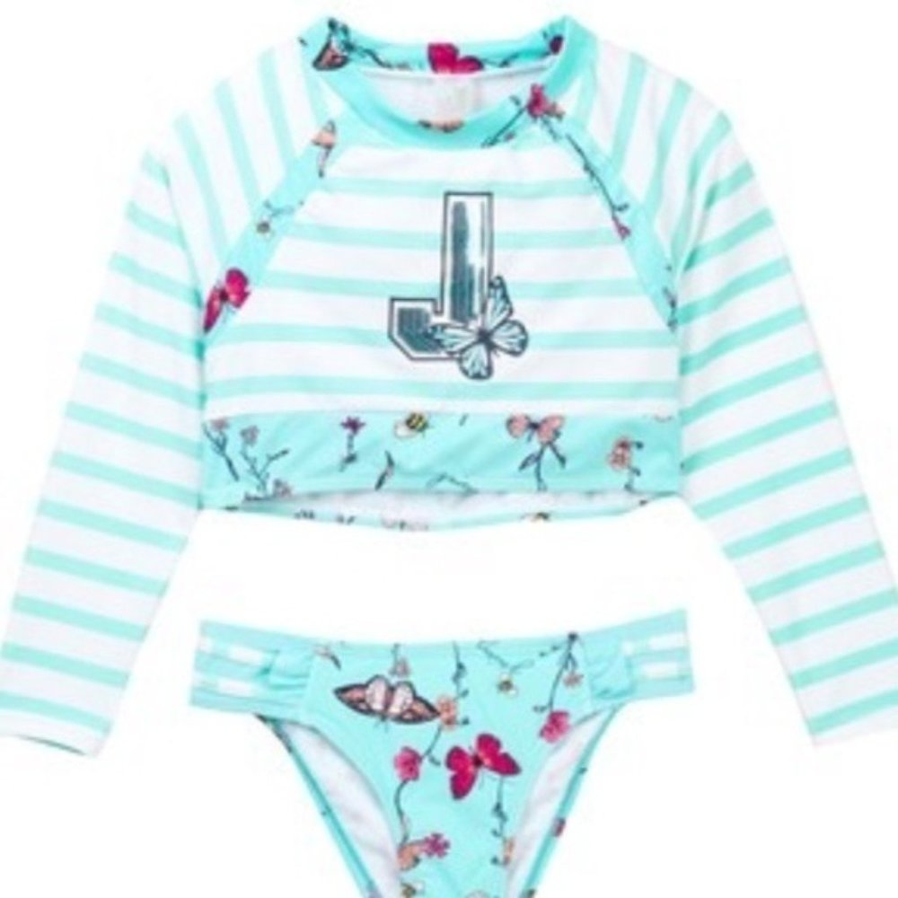 Juicy Couture Black Label Crop Rashguard Set